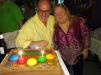 Birthday celebrants Brenda and Mike at Randy Lee's first show in the freshly re-opened Bourbon Street on the Beach